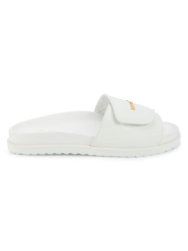 Buscemi Scratch Alce Leather Slides